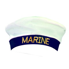 Gorra marinero marine blanca y azul-El Informal Santander