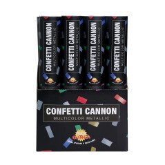 Cañon confeti multicolor metalico 40 cm-El Informal Santander