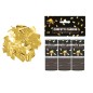 Cañon confeti oro mini 3 uds 10,5 cm