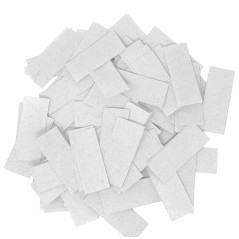 Cañon de confeti rectangular blanco 40 cm-El Informal Santander
