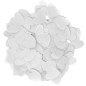Cañon confeti corazones blancos 40 cm