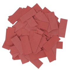 Cañon de confeti rectangular rojo 40 cm-El Informal Santander