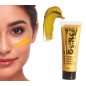 Maquillaje gel oro