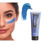 Maquillaje gel azul oscuro