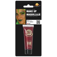 Maquillaje glitter rojo -El Informal Santander