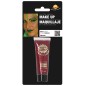Maquillaje glitter rojo
