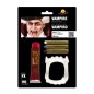 Kit maquillaje vampiro sangre dientes barras