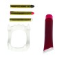 Kit maquillaje vampiro sangre dientes barras