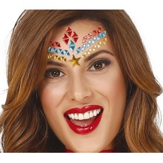 Joyas faciales super heroína con adhesivo-El Informal Santander