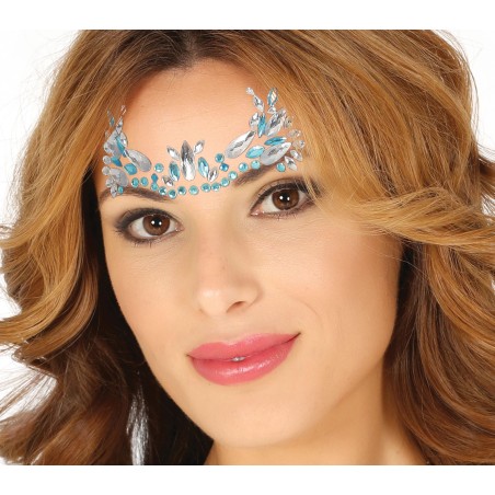 Joyas faciales azules adhesivas-El Informal Santander
