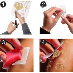 Tatuajes temporales egipcios-El Informal