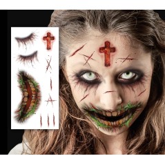 Tatuajes zombie 30x13 cm -El Informal Santander