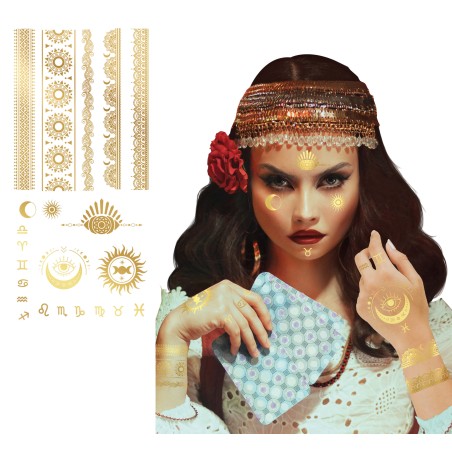 Tattoos oro bruja medium pitonisa-El Informal