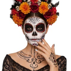 Uñas catrina con pegamento 10 uds