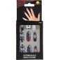 Uñas catrina con pegamento 10 uds