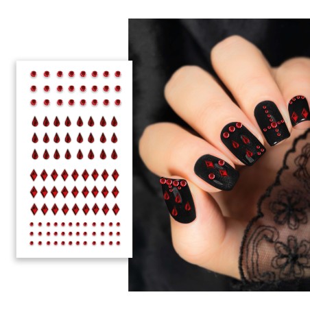 Stickers para uñas roja 6x10 cm-El Informal Santander