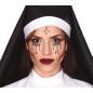 Joyas faciales negras monja
