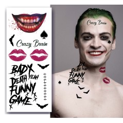 Tatuajes de cara para joker sonrisas-El Informal