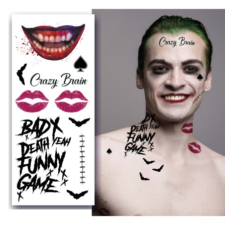 Tatuajes de cara para joker sonrisas-El Informal