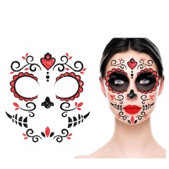 Adhesivo maquillaje glitter catrina 20 cm-El Informal