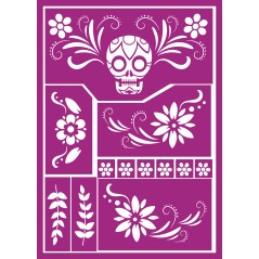 Plantilla de maquillaje halloween catrina-El Informal