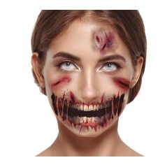 Tatuajes boca halloween abrasiones