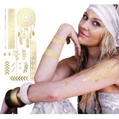 Tatatuajes temporales para piel hippie-El Informal