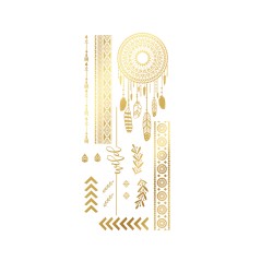 Tatatuajes temporales para piel hippie
