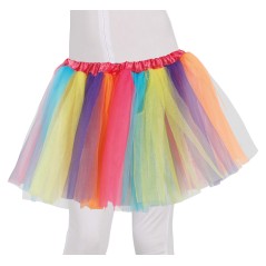 Tutu multicolor infantil 30 cm-El Informal