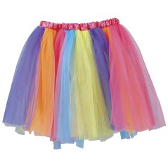 Tutu multicolor infantil 30 cm-El Informal