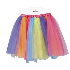 Tutu multicolor infantil 30 cm-El Informal