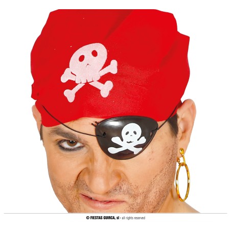 Conjunto pirata pendiente pañuelo parche-El Informal Santander