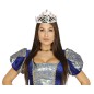Corona reina plata con pedreria tiara princesas