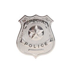 Placa policia metal chapa 6 cm-El Informal Santander