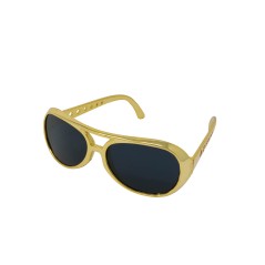 Gafas elvis doradas king rock16204 el rey. Disfraces baratos online