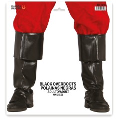 Polainas negras 50 cm papa noel pirata espadachin-El Informal Santander