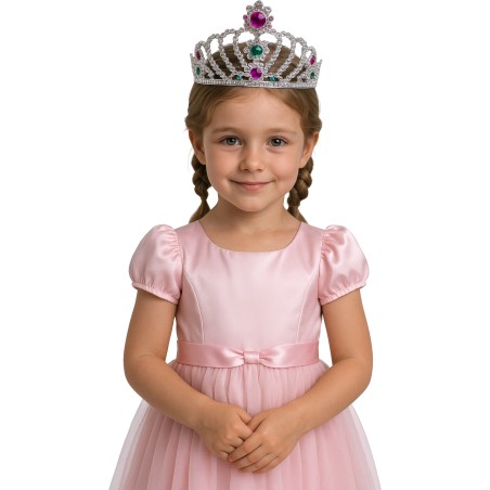 Tiara princesa plata corona reina
