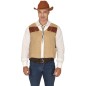 Chaleco indio o vaquero adulto