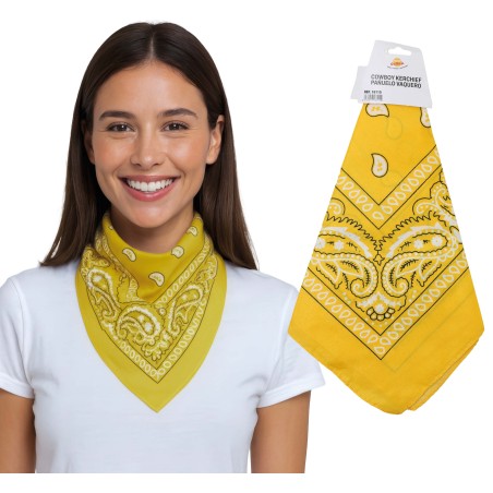 Pañuelo vaquero amarillo-El Informal Santander