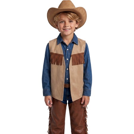 Chaleco vaquero ante infantil
