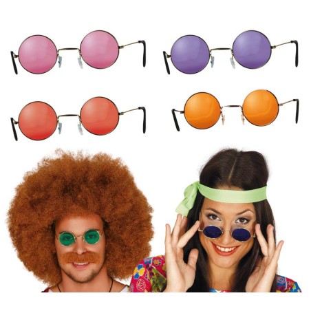 Gafas Hippie redondas años 60 elige color-El Informal Santander