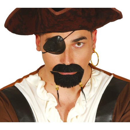 Parche y pendientes pirata bucanero-El Informal Santander
