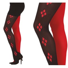 Pantys rojas y negras arlequin-El Informal Santander