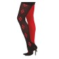 Pantys rojas y negras arlequin