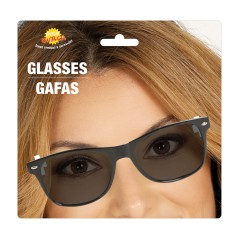 Gafas blues brothers  negras pasta 16216. Disfraces baratos online