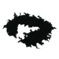 Boa negra 40 gr fina 180 cm plumas charleston