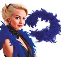 Boa azul plumas 40 gr años 20 charleston- El Informal Santander