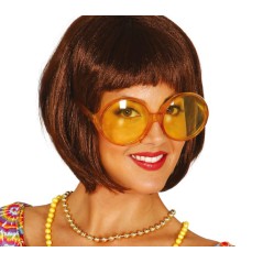 Gafas hippie pasta grandes amarillas