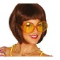 Gafas hippie pasta grandes amarillas