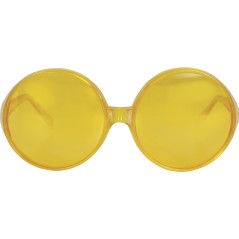 Gafas hippie pasta grandes amarillas 16231-Disfraces baratos online